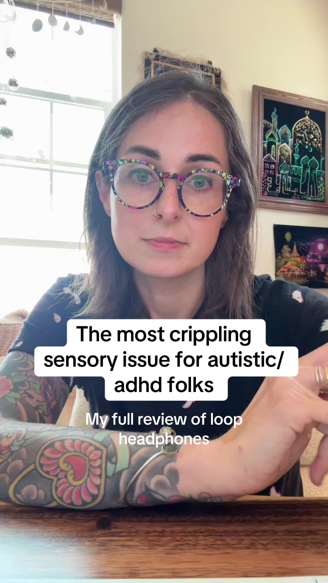 TikTok post by @dr.mariaingalla for Loop Earplugs. Caption reads: [...] I'm a really big fan of the @LoopEarplugs....