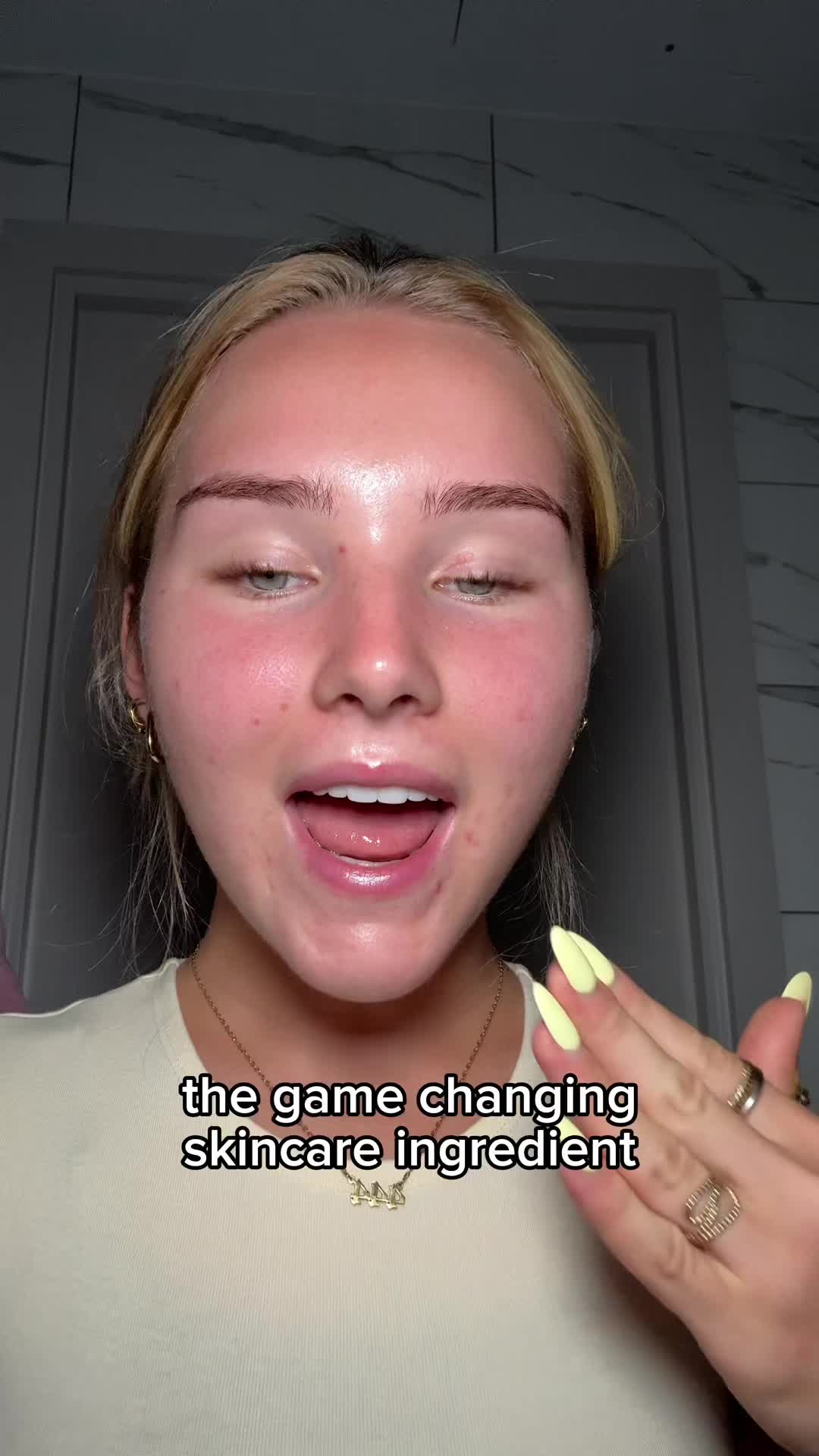 TikTok post by @lifewithmils for Dr Sam Bunting. Caption reads: Azelaic acid is THAT girl 🤭 product mentioned:....