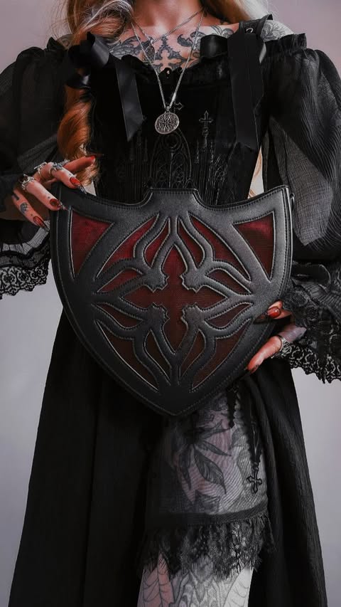 Instagram post by @kllsym for Restyle.pl. Caption reads: [...] the new BloodVeil Bag Collection from....