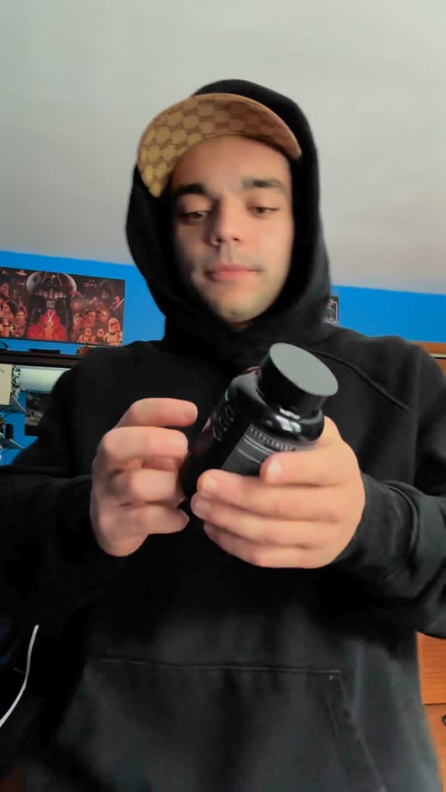 Instagram post by @its.dom.rivs for ENHANCED Labs. Caption reads: First day with enhanced labs, supplements of Top T....