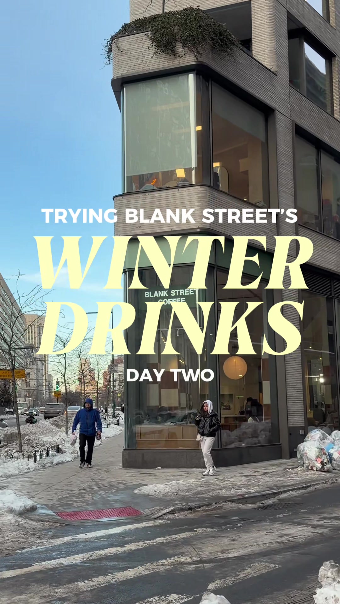 TikTok post by @itscataleyablessed for Blank Street. Caption reads: [...] Cold Brew Latte’🤭✨ from @Blank Street super....