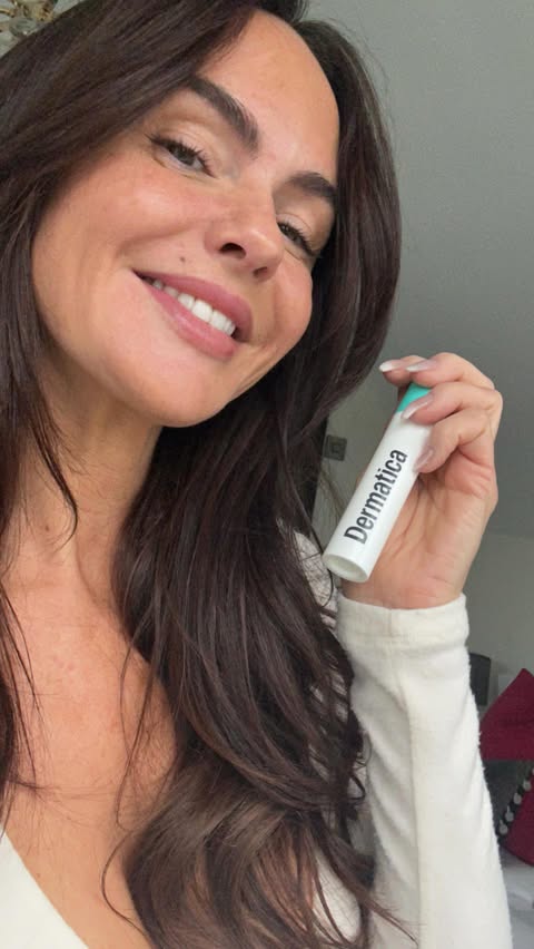Instagram post by @missjenjomet for Dermatica. Caption reads: [...] using my personalised formula from Dermatica....