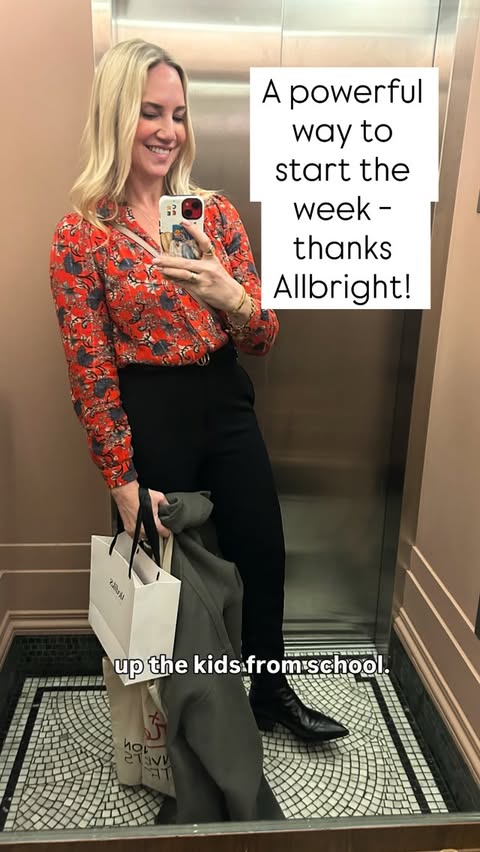 Instagram post by @rosiejnixon for Medik8. Caption reads: [...] the very first @Allbright Power Years Summit....