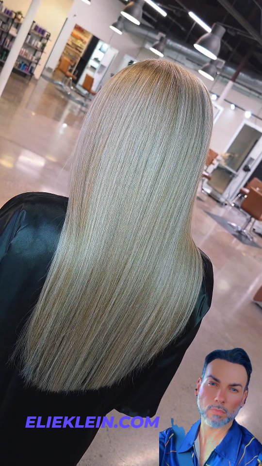 Instagram post by @elie_klein_hair for Framar. Caption reads: Brought to You by My Favorite Brands 😍....