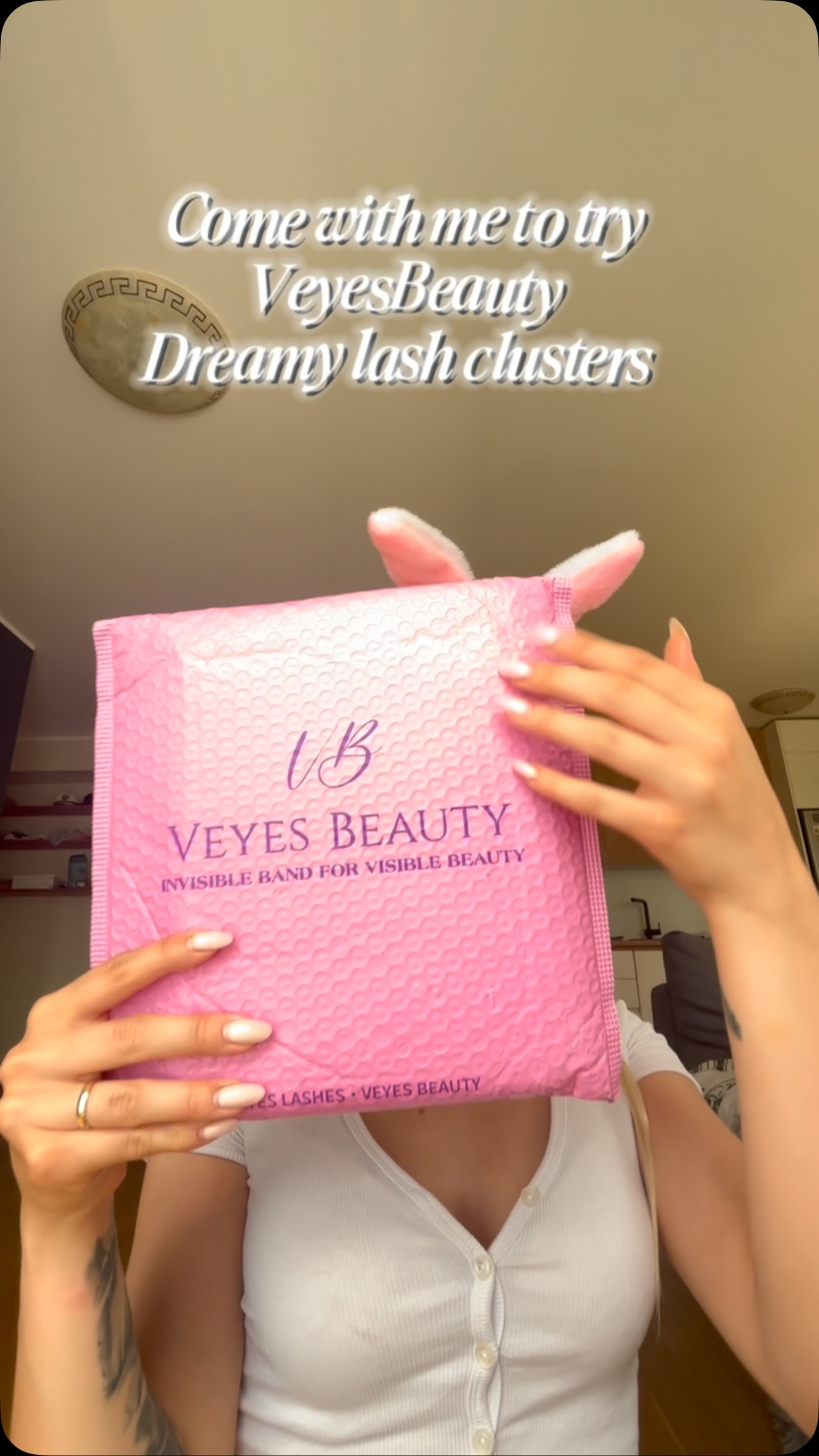 Instagram post by @birksudi for VeyesBeauty. Caption reads: I’m officially done spending hundreds on lash....