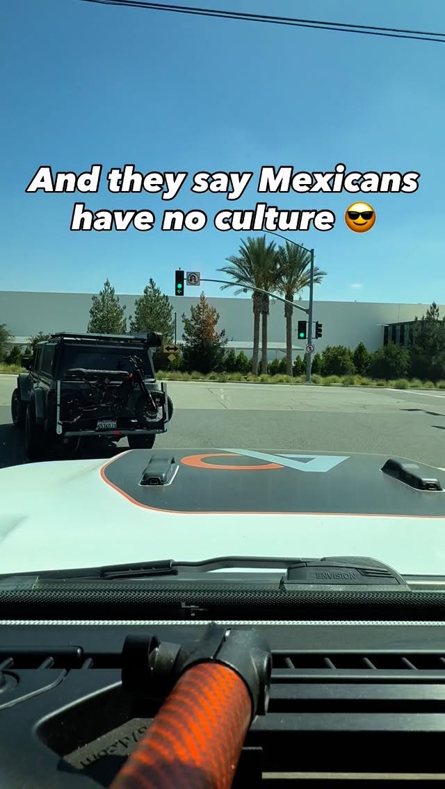 Instagram post by @baja.overland_ for WOLFBOX. Caption reads: [...] Tacos, Carnitas, but no Culture lol!....