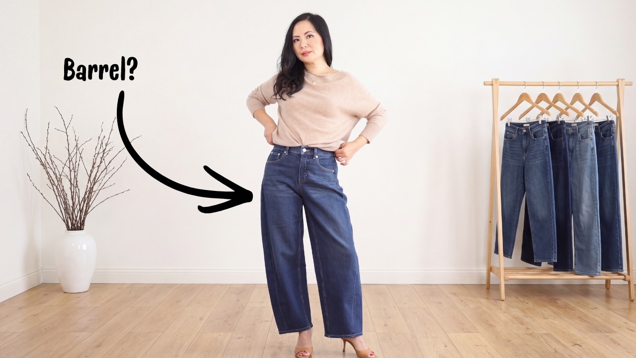 YouTube post by @PetiteDressing for SPANX. Caption reads: [...] Wearing Anthropologie cashmere top 1. Spanx....