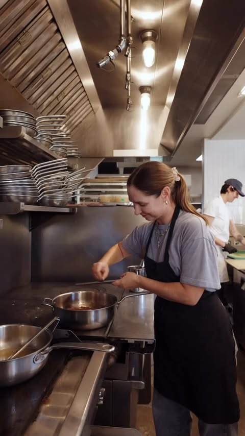Instagram post by @arjavezekiel for Made In Cookware. Caption reads: The couple behind Birdie's may not agree on all....