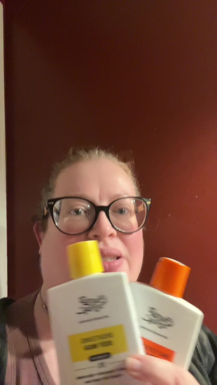 TikTok post by an influencer for Chemist at Play. Caption reads: [...] #brighteningwash #bodycare #chemistatplay....
