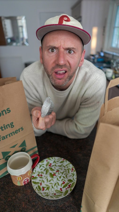 Instagram post by @daddownload for Morrisons. Caption reads: [...] never found the culprit, but when Morrisons....