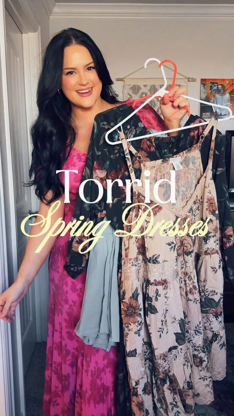 Instagram post by @lindseyjpressley for Torrid. Caption reads: spring may not be here yet but it’s on its way!....