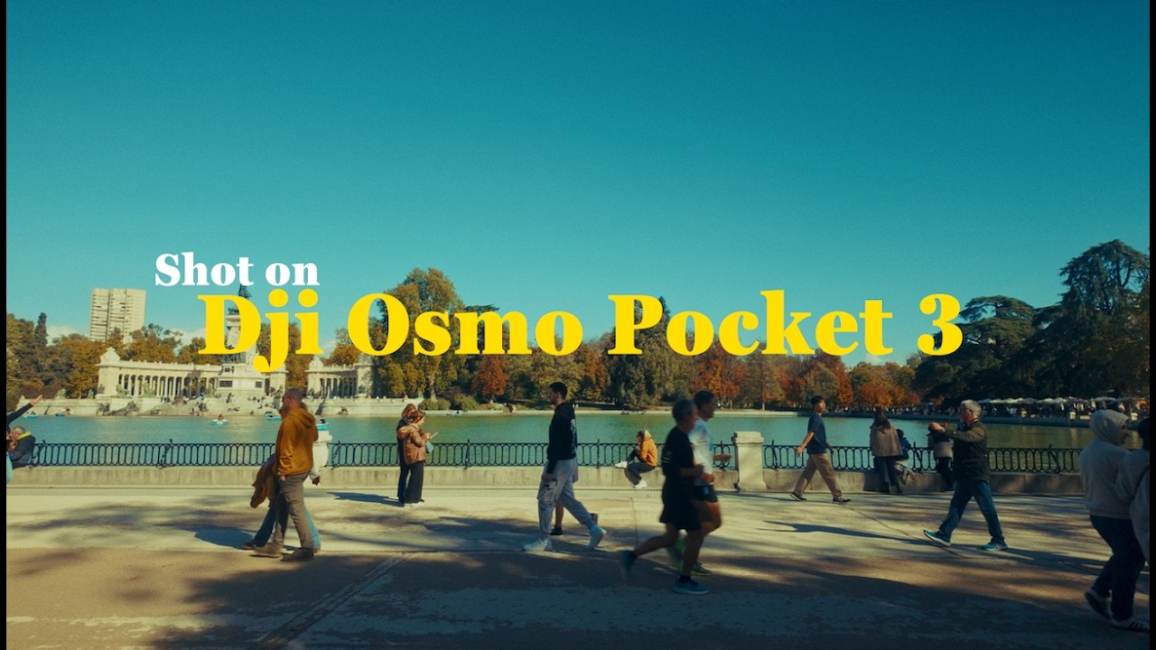 YouTube post by @IanSnape for CRDBAG. Caption reads: DJI Osmo Pocket 3 Video Test: 4K Quality,....