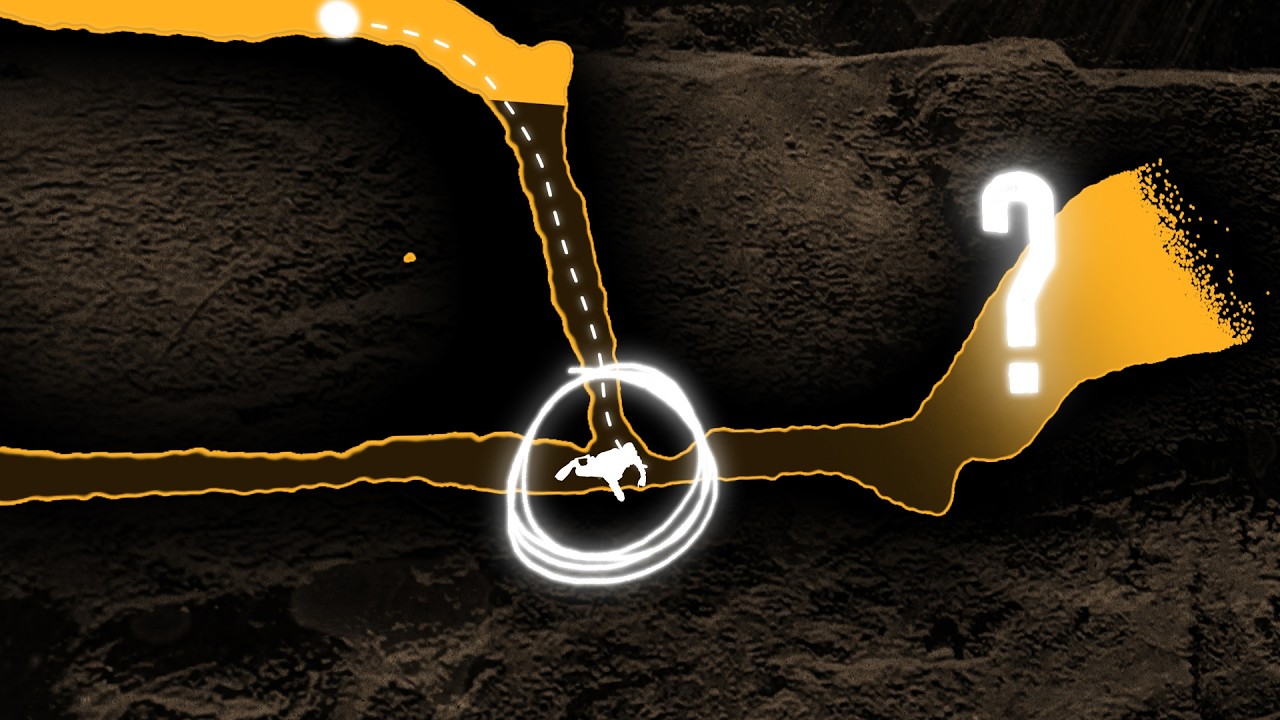 YouTube post by @ScaryInteresting for Shutterstock. Caption reads: This Cave Diver's End Was Extremely Disturbing.