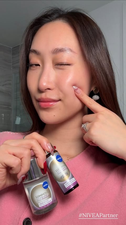 Instagram post by an influencer for NIVEA Canada. Caption reads: skin is glowing lately and here’s my secret: NIVEA....