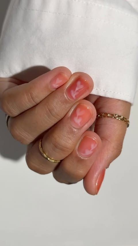 Instagram post by @nonnailartist for ohora. Caption reads: [...] on my nails 🤭 Using a few of the Glazed....