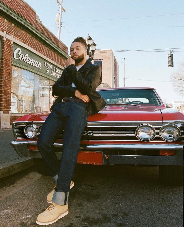 Instagram post by @igohamilton for Red Wing Heritage. Caption reads: For @redwingshoes & @redwingheritage 2024 Fall....