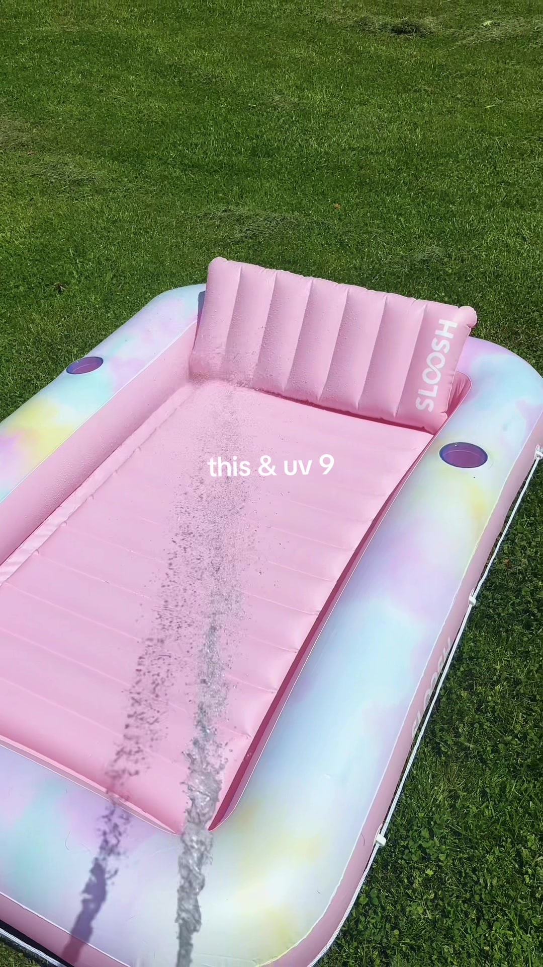 TikTok post by @hannahthebird2 for SLOOSH. Caption reads: [...] long 🌞 use code: HANNAH for 27% off!!!....