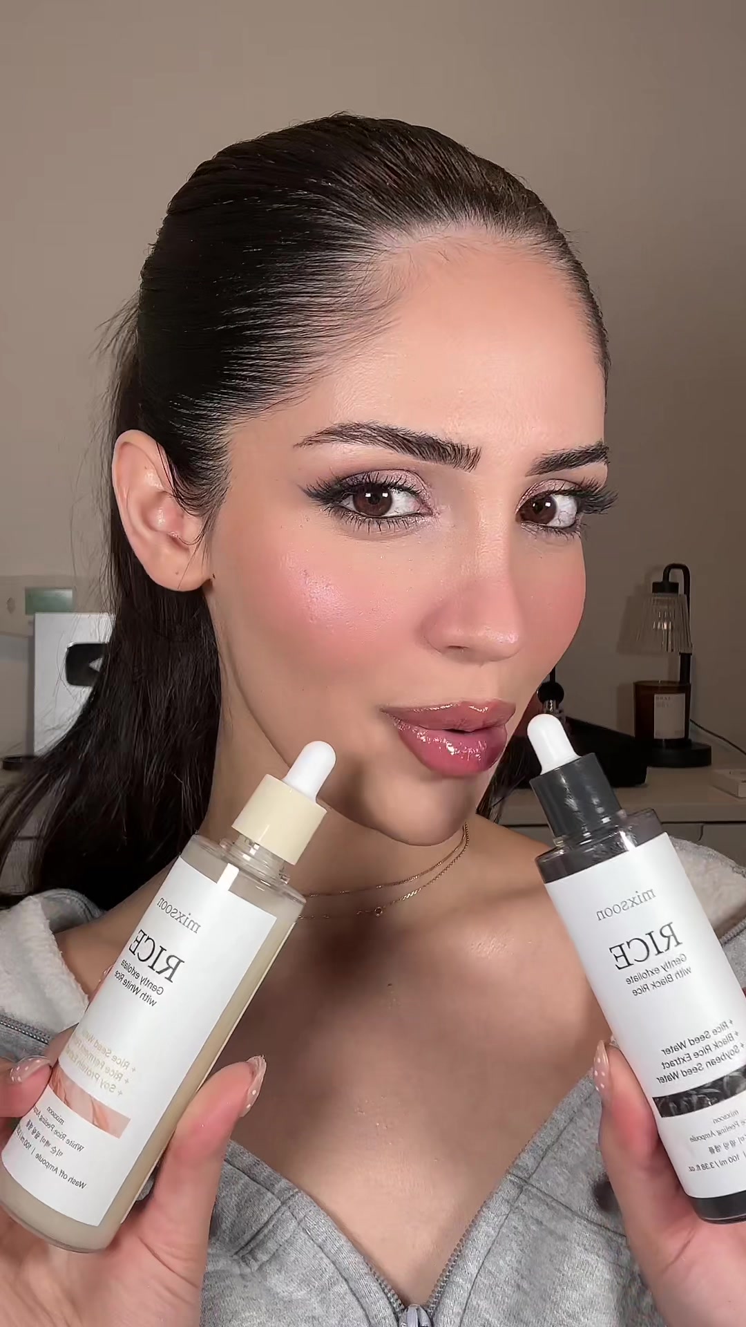 TikTok post by @minaamouse016 for mixsoon. Caption reads: It’s that time of the month @mixsoon  #mixsoon....