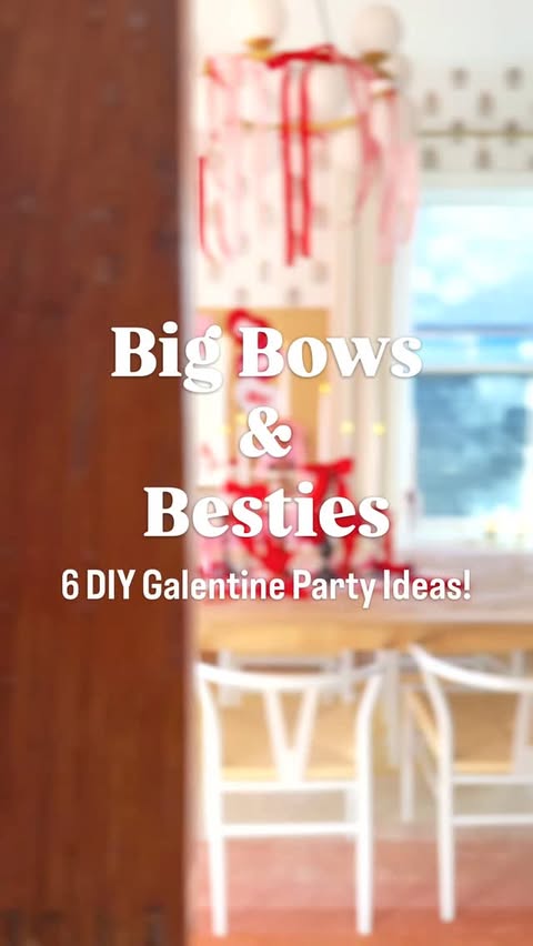 Instagram post by @tatertotsandjello for Hobby Lobby. Caption reads: [...] Valentine decor using supplies from....