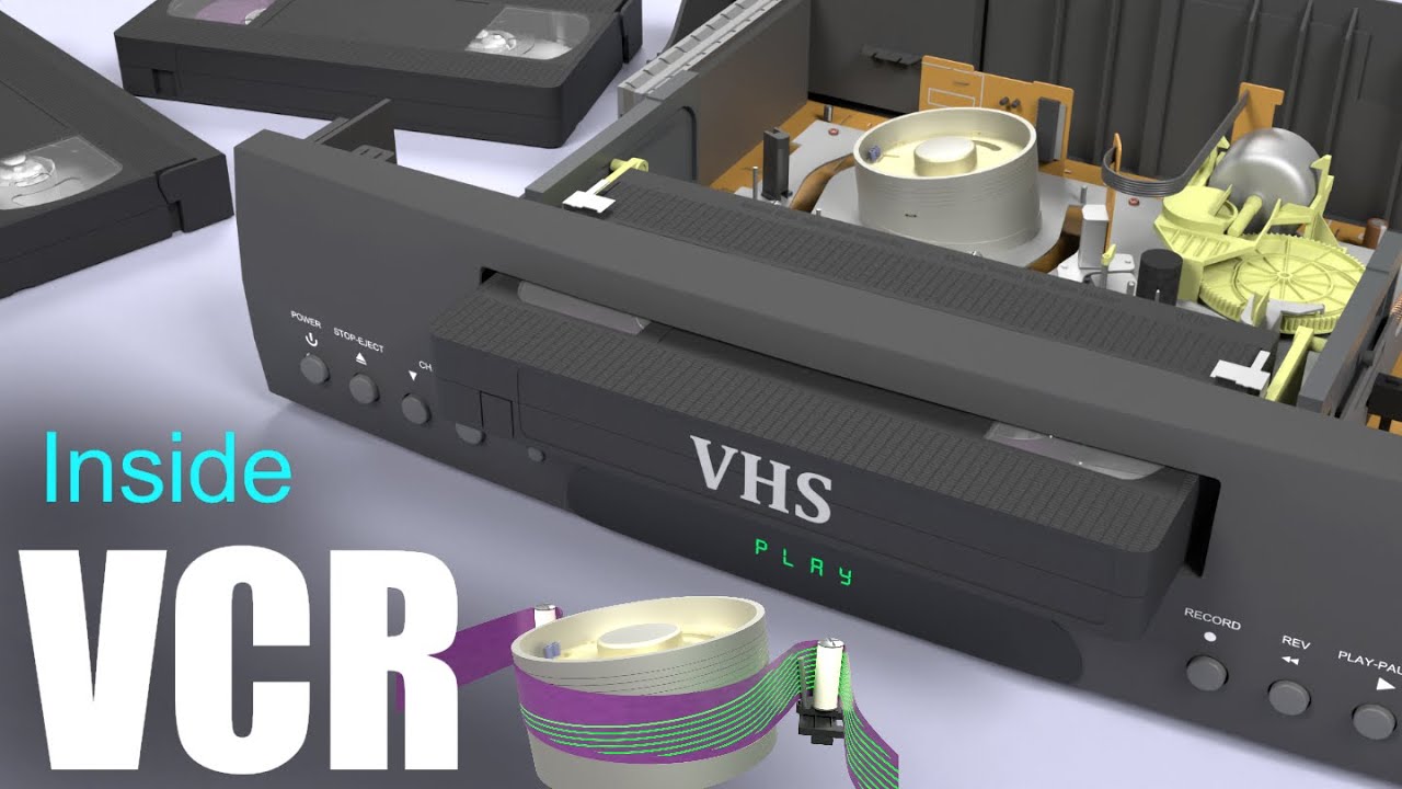 YouTube post by @JaredOwen for NordVPN. Caption reads: How does a VCR work?.