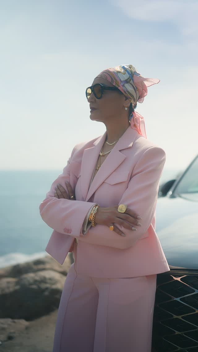 Instagram post by @roz_creativestylist for Genesis USA. Caption reads: A detour is never just a change in direction —....