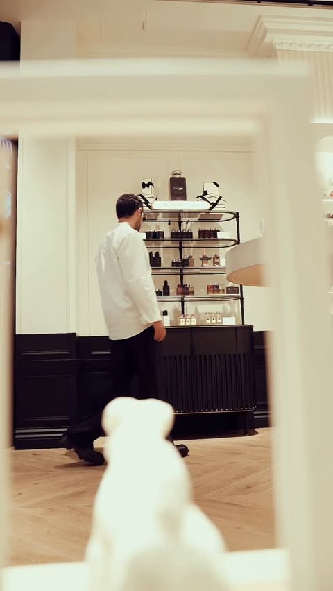 Instagram post by @abasshammoud for Jo Malone London. Caption reads: [...] to discovering new layers, the new....