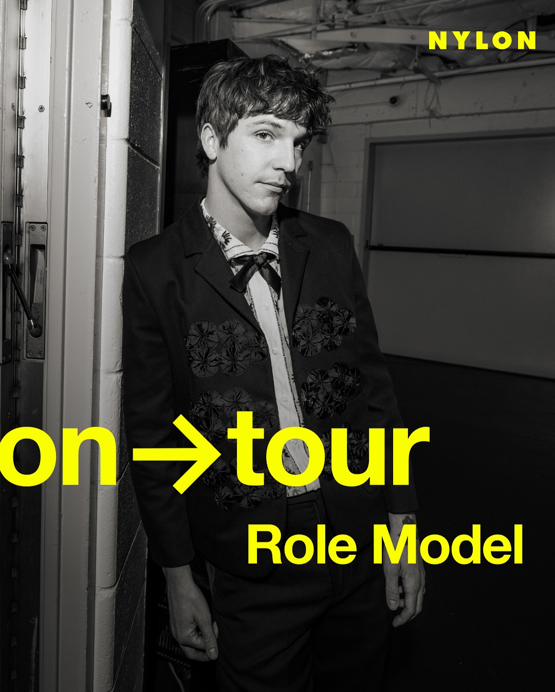 Instagram post by @noplaceliketour for NYLON. Caption reads: It’s a rare thing to see @rolemodel opening for....