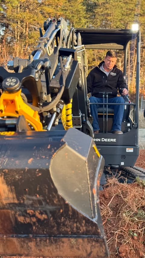 Instagram post by @bob_dietz_and_sons_inc for John Deere. Caption reads: [...] to spend some time running the new John....