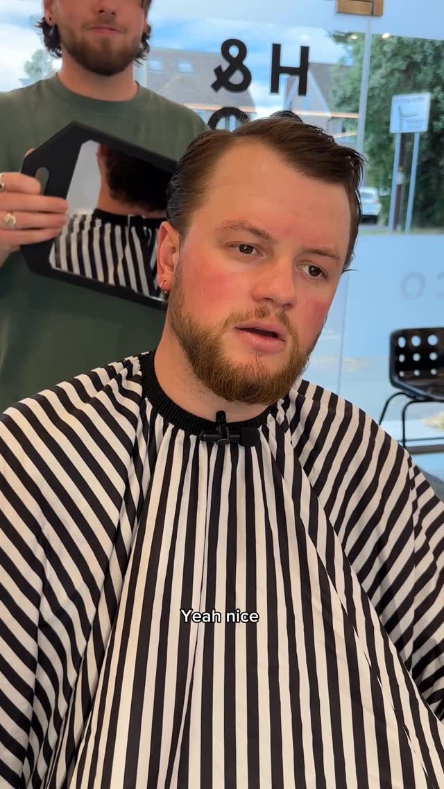 Instagram post by @thetourettesbarber for American Crew. Caption reads: A good barber and good products from American Crew....