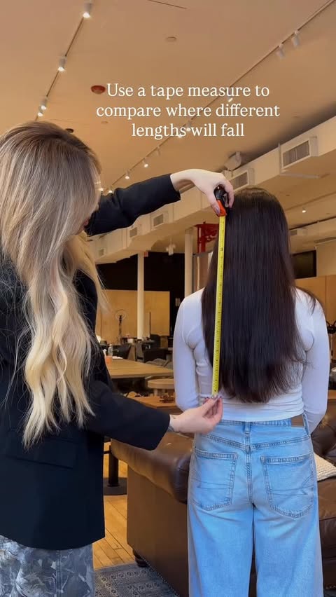 Instagram post by @missatomicblonde_ for BELLAMI Hair. Caption reads: [...] installs and results clients love! 🤩....