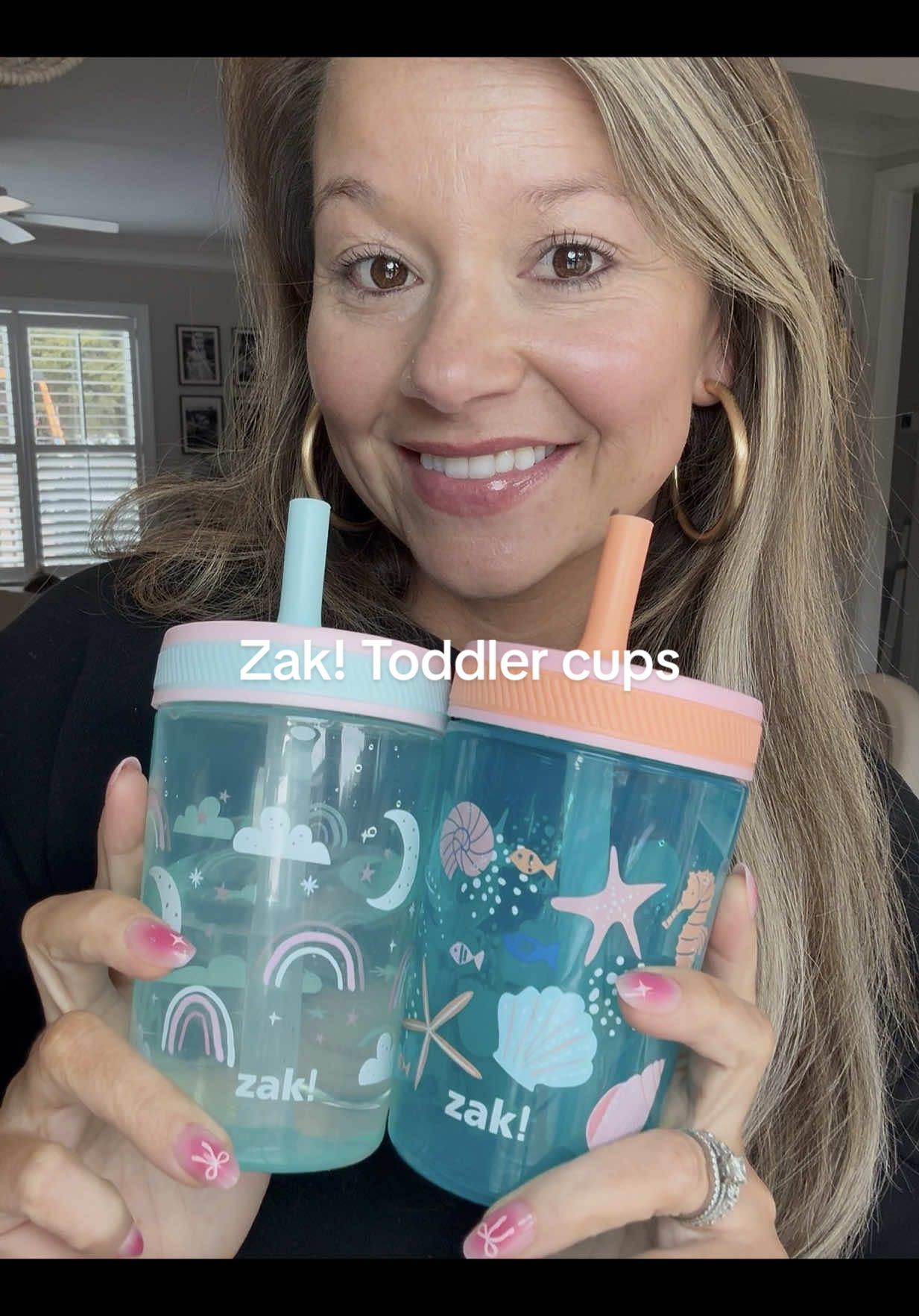 TikTok post by @christinaellerbe90 for Zak. Caption reads: [...] will not regret this buy! 🫶🏼#toddlercup....