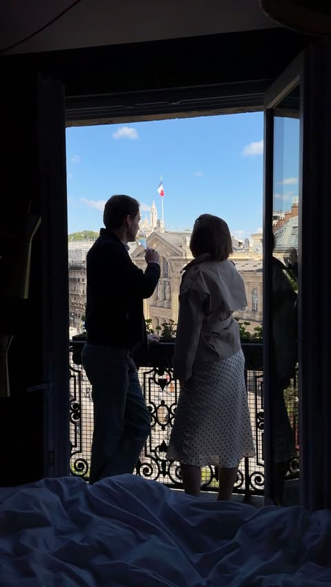 Instagram post by @baranoff for 25hours Hotels. Caption reads: Send this to someone you want to go to Paris with....