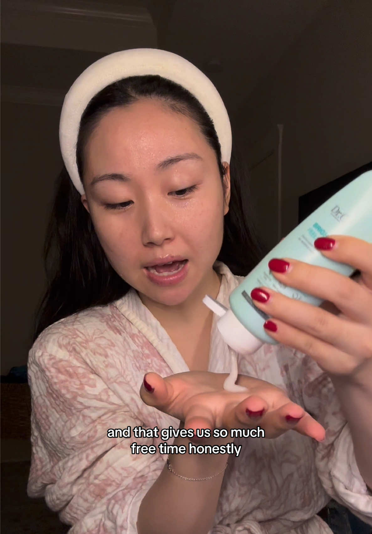 TikTok post by @hoemgirl for Dr.G. Caption reads: mama’s closing shift - winding down with a full....