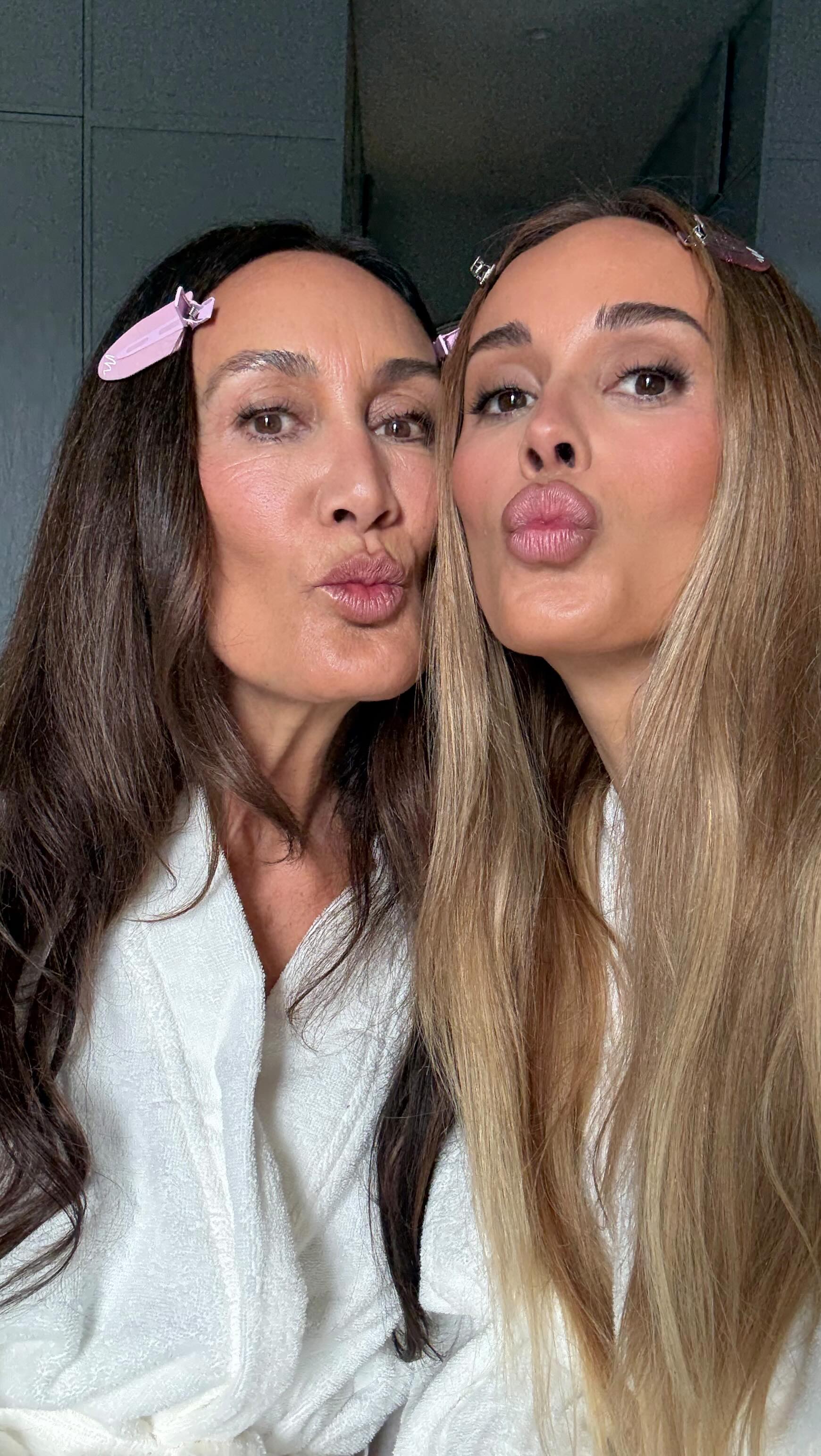 Instagram post by @becjudd for Mermade Hair. Caption reads: Hair the way Mum used to do it- But this time with....