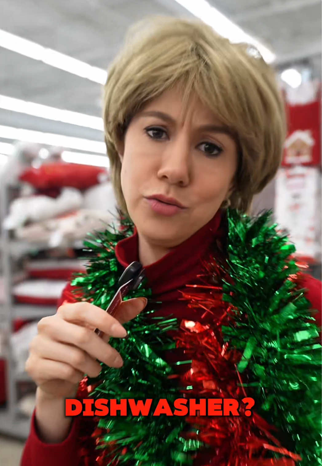 TikTok post by @oliviaeherman for Burlington. Caption reads: One stop shop, baby 🎁 #burlingtonpartner....