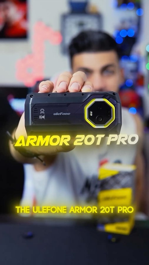 Instagram post by @uniiverse_tech for Ulefone. Caption reads: Ulefone Armor Mini 20T Pro🔥
.
Built tough for....