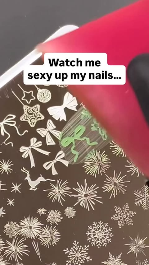 Instagram post by @insatiablenails for MelodySusie. Caption reads: ✊👁️🫦👁️✊ I’m ready to ho ho HO it up 😝....