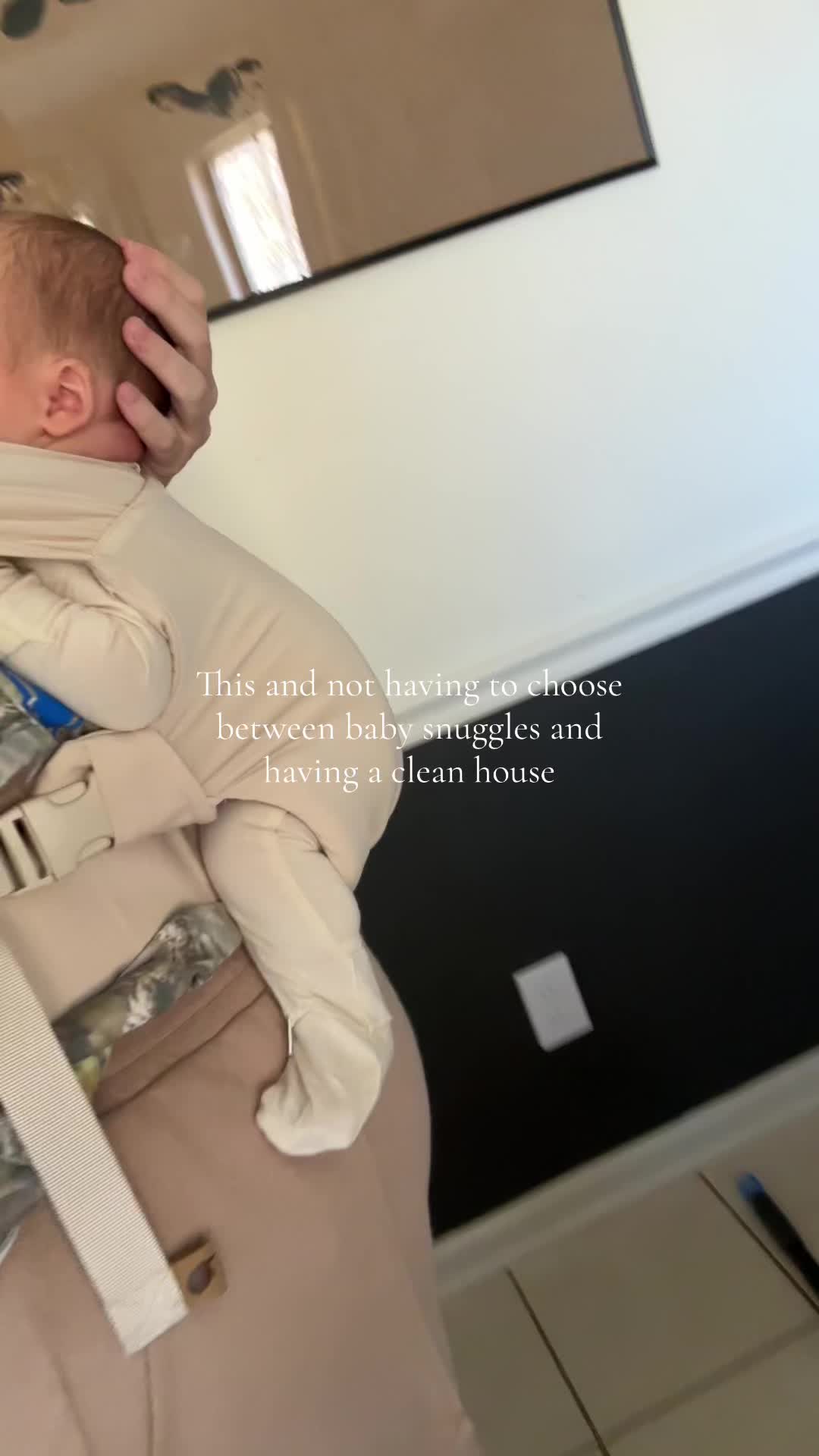 TikTok post by @jacy.nicholson for WildBird. Caption reads: I use this carrier every single day. It’s perfect....