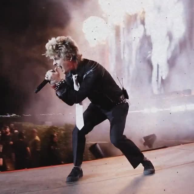 Instagram post by @greenday for Coachella. Caption reads: From @coachella rehearsal alllllll the way to the....