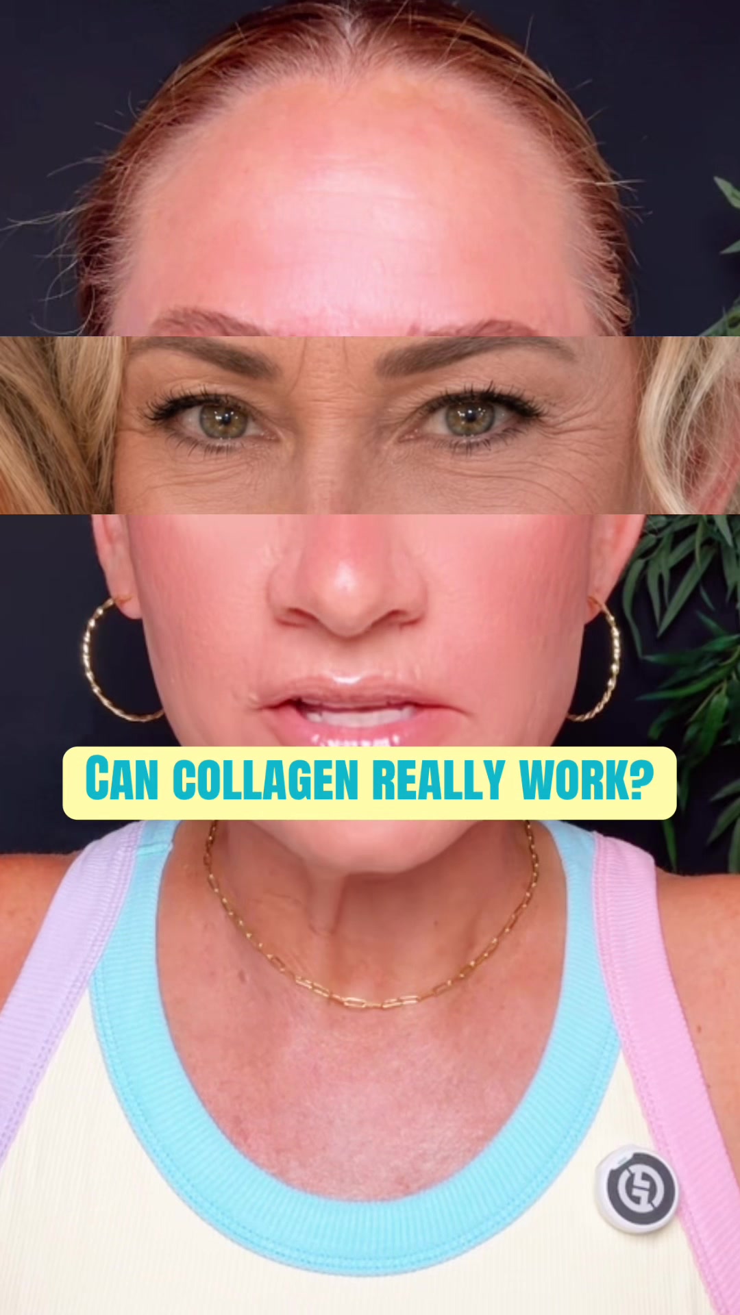 TikTok post by an influencer for NeoCell. Caption reads: [...] #ProteinPowder @NeoCell Collagen.