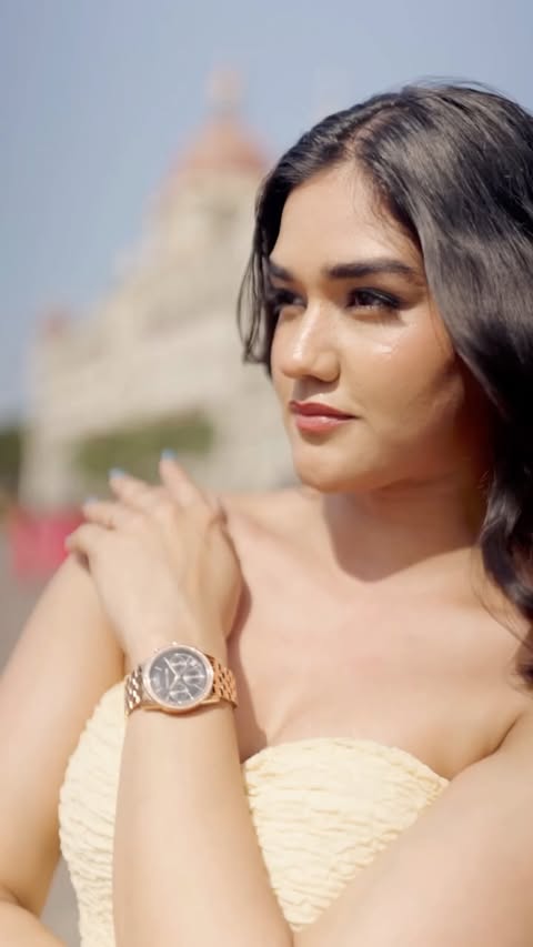 Instagram post by @justjanvi for Michael Kors. Caption reads: Chasing city moments with Michael Kors’ timeless....