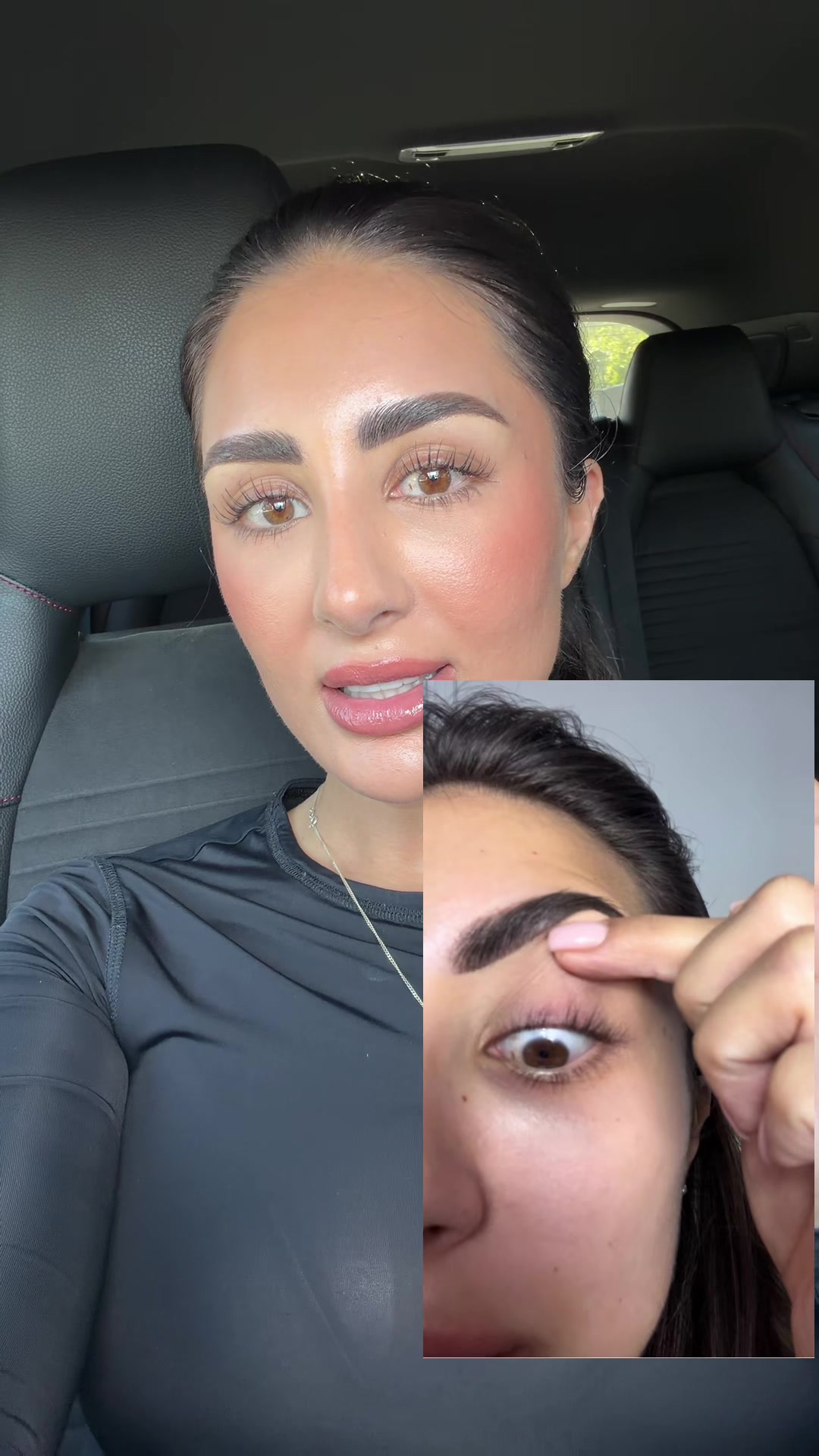 TikTok post by @sofiaalessia1 for Nanolash. Caption reads: Girls you all need it!! @Nanolash UK #eyelashes....