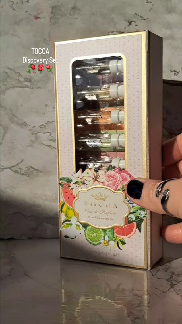 Instagram post by @bensonnohas for Tocca. Caption reads: [...] to be officially an ambassador for Tocca....