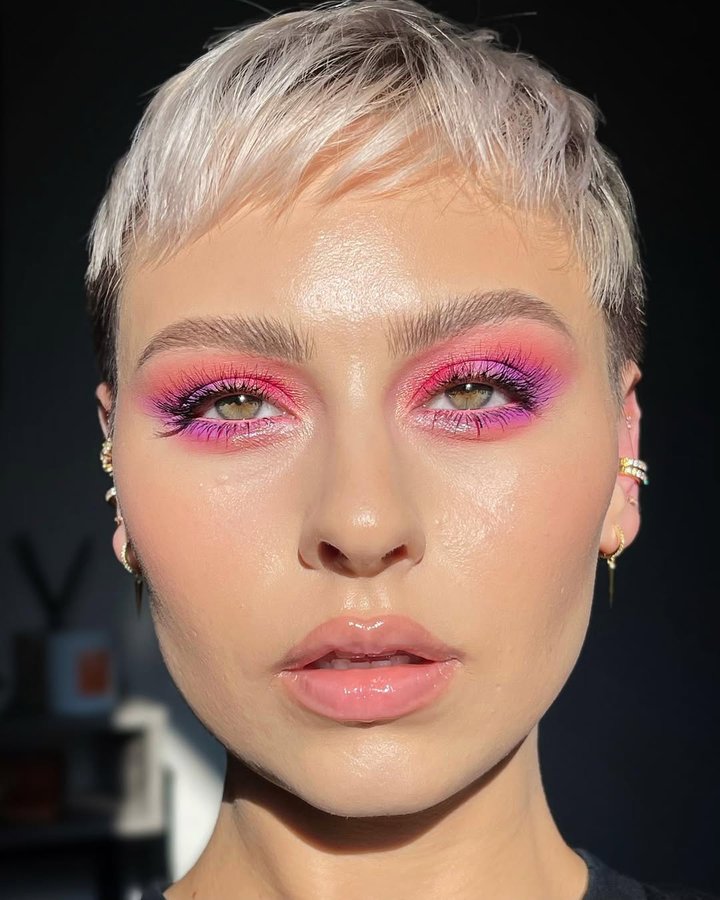 Instagram post by @alexandra_anele for BH Cosmetics. Caption reads: [...] wearing the new destinations to the....