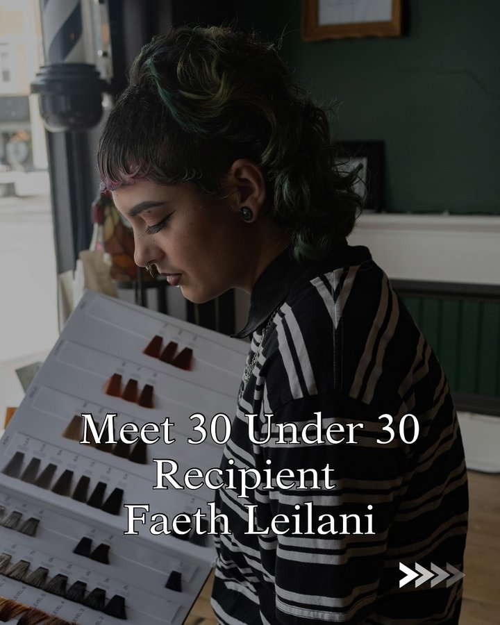 Instagram post by @faeth.leilani for Beauty Launchpad. Caption reads: “Staying creatively open and curious is at the....