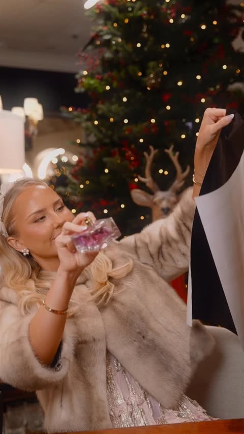 Instagram post by @tilda for Escada Fragrances. Caption reads: paid collaboration with @escadafragrances and i’m....