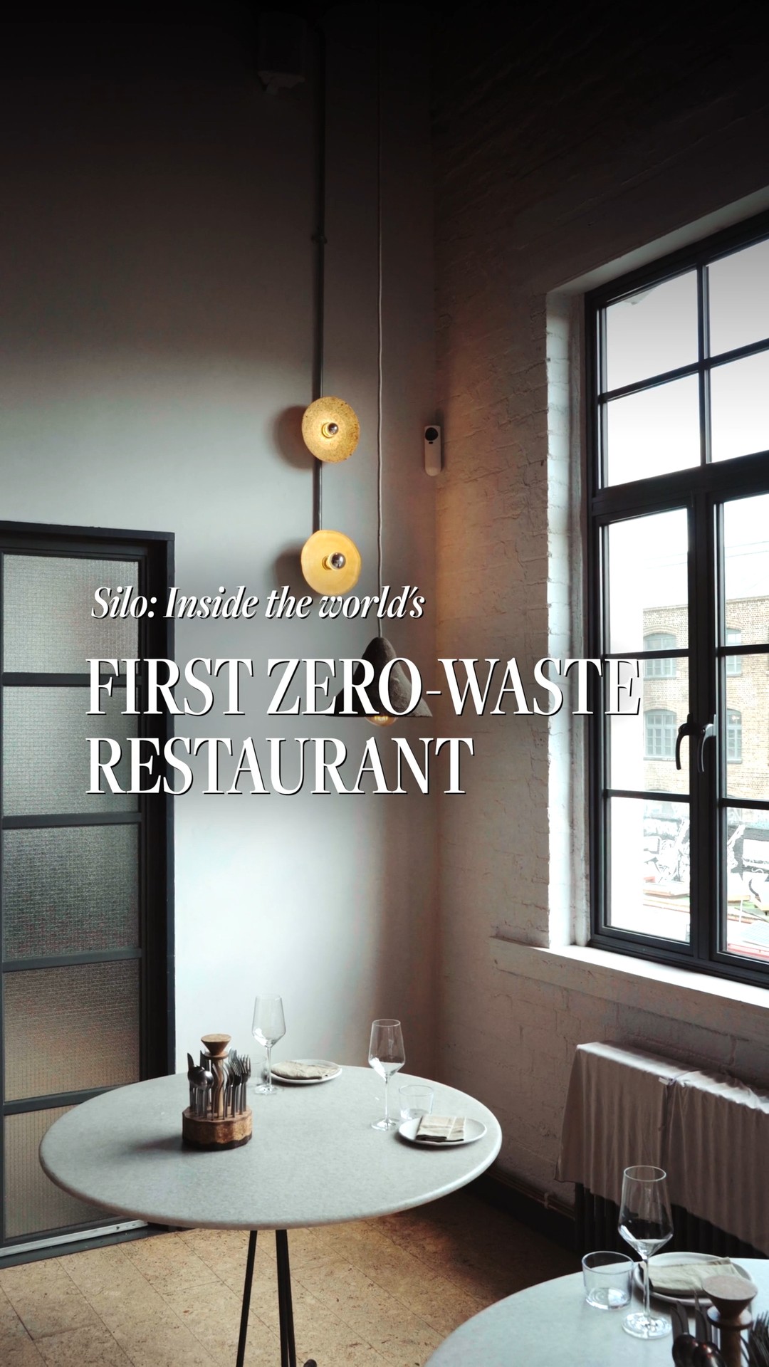 Instagram post by @mcmasterchef for Condé Nast Traveller. Caption reads: Hackney Wick-based restaurant @silolondon isn’t....