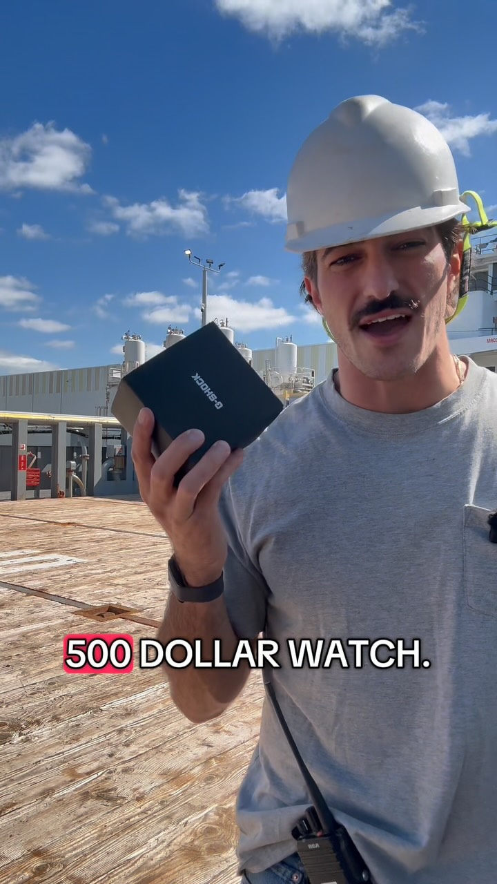 Instagram post by @kevin_0connor_ for G-SHOCK. Caption reads: Just did a durability test on my brand new #GSHOCK....