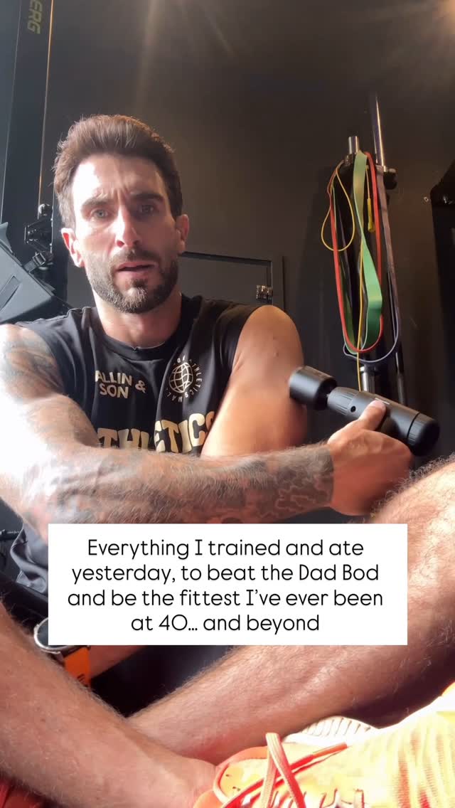 Instagram post by @paulkelbie for Homedics. Caption reads: Yes Lads and Dads! 

Little update for you,....