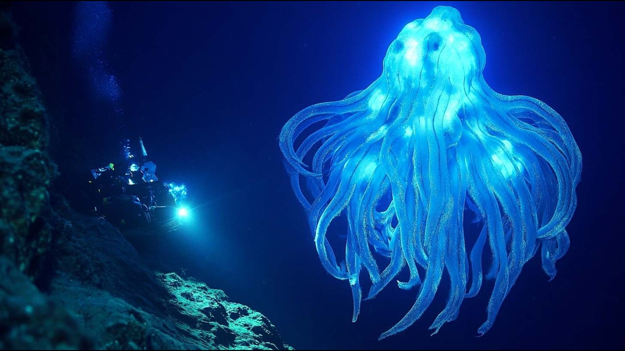YouTube post by @BaladeMentale for Fnac. Caption reads: You won't believe what you can find in the ABYSS.